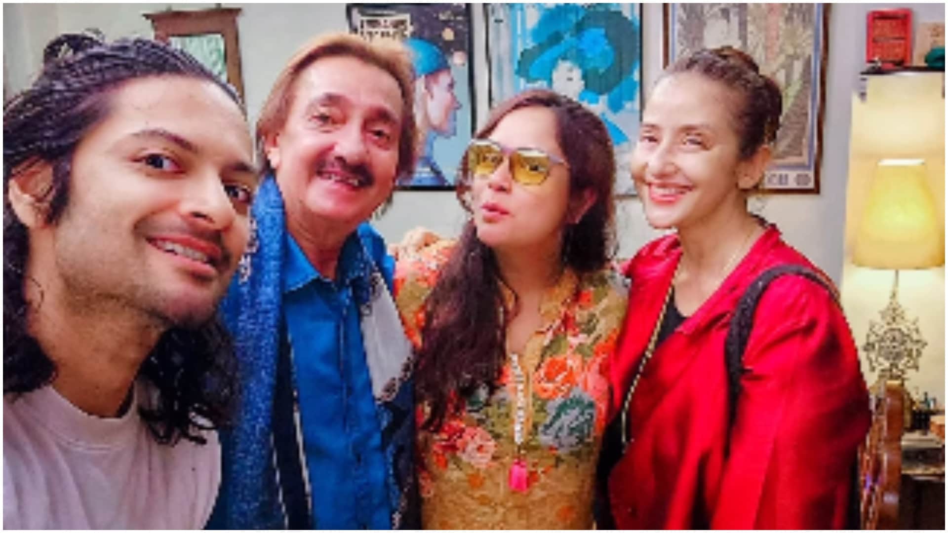 Heeramandi The Diamond Baazar star Manisha Koirala met her co actress Richa Chadha and her husband Ali Fazal