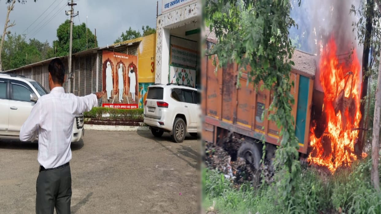 West UP News Live: Dera chief Ram Rahim reached Barnawa Ashram, truck caught fire, couple reported burnt alive