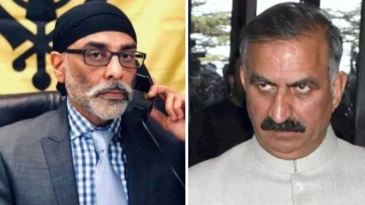 Separatist organization threatens Himachal CM Sukhvinder Singh Sukhu