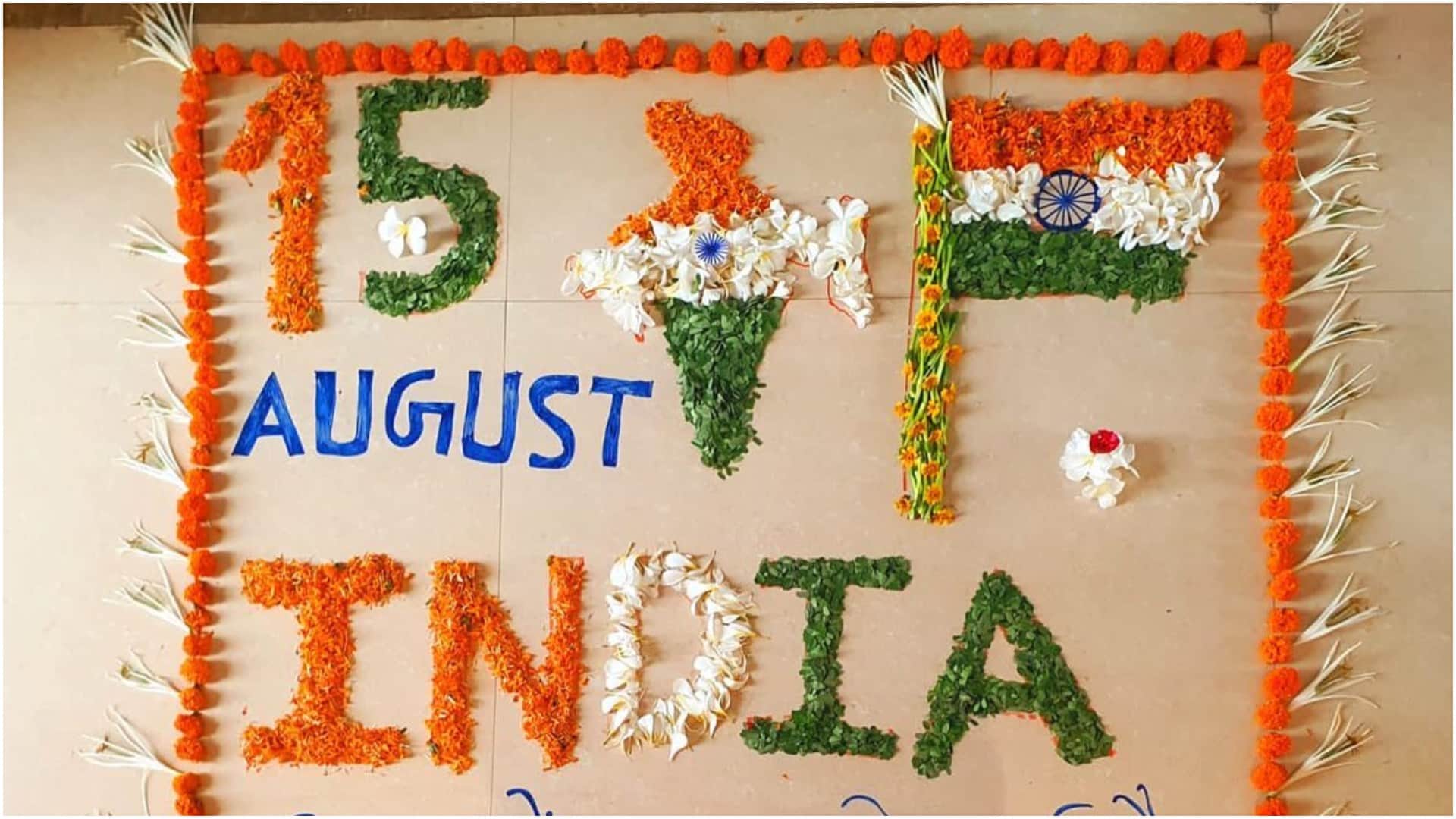 Independence Day 2024 Simple And Easy Rangoli Design Ideas on 15 August