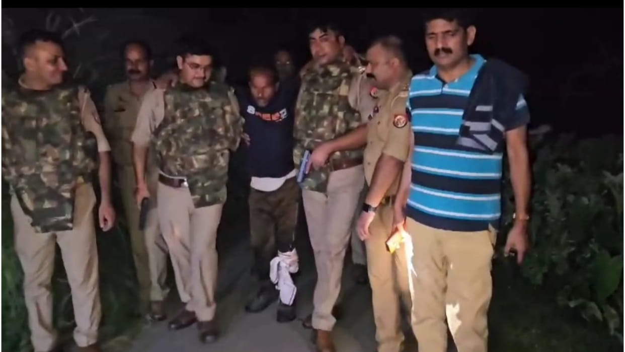 Rewarded criminal injured in encounter with police in Kushinagar, arrested