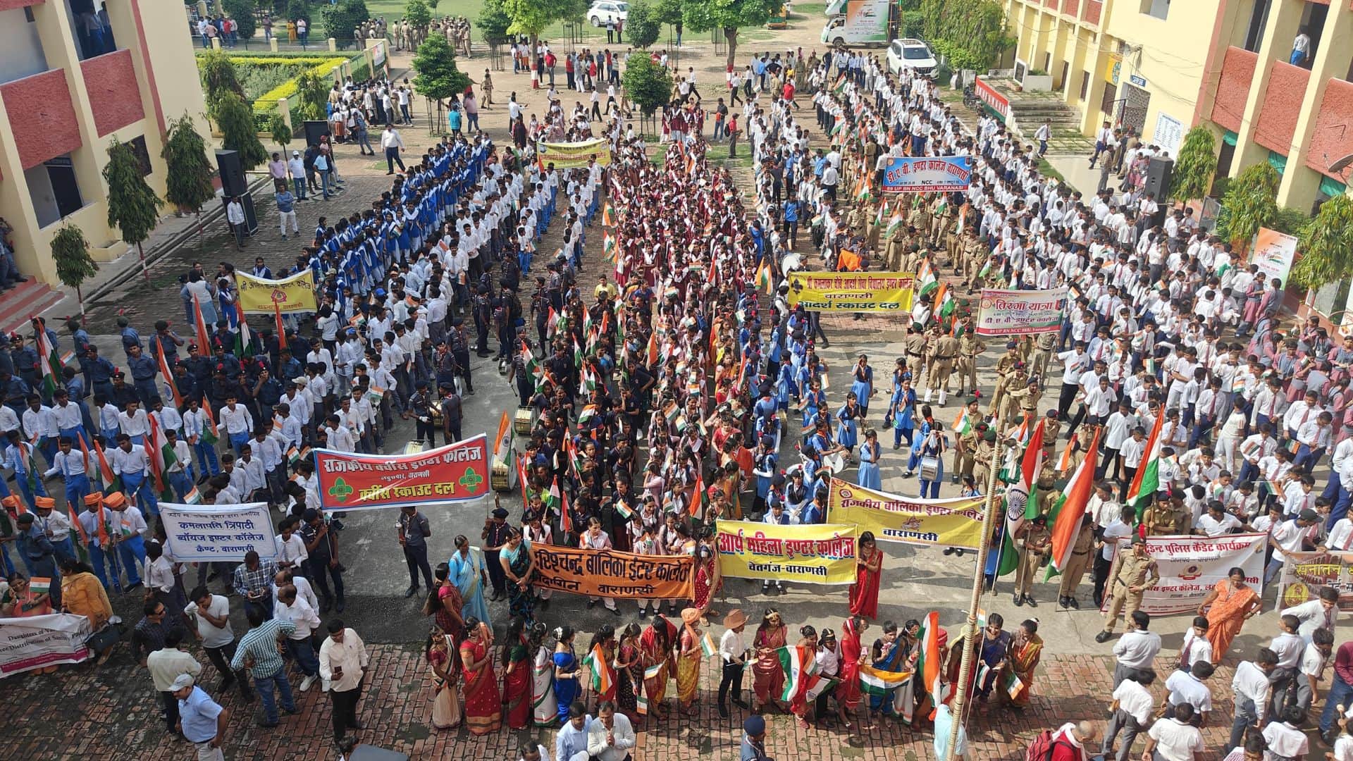 Maa Tujhe Pranam rally took place amidst mesmerizing presentations from Queens Inter College
