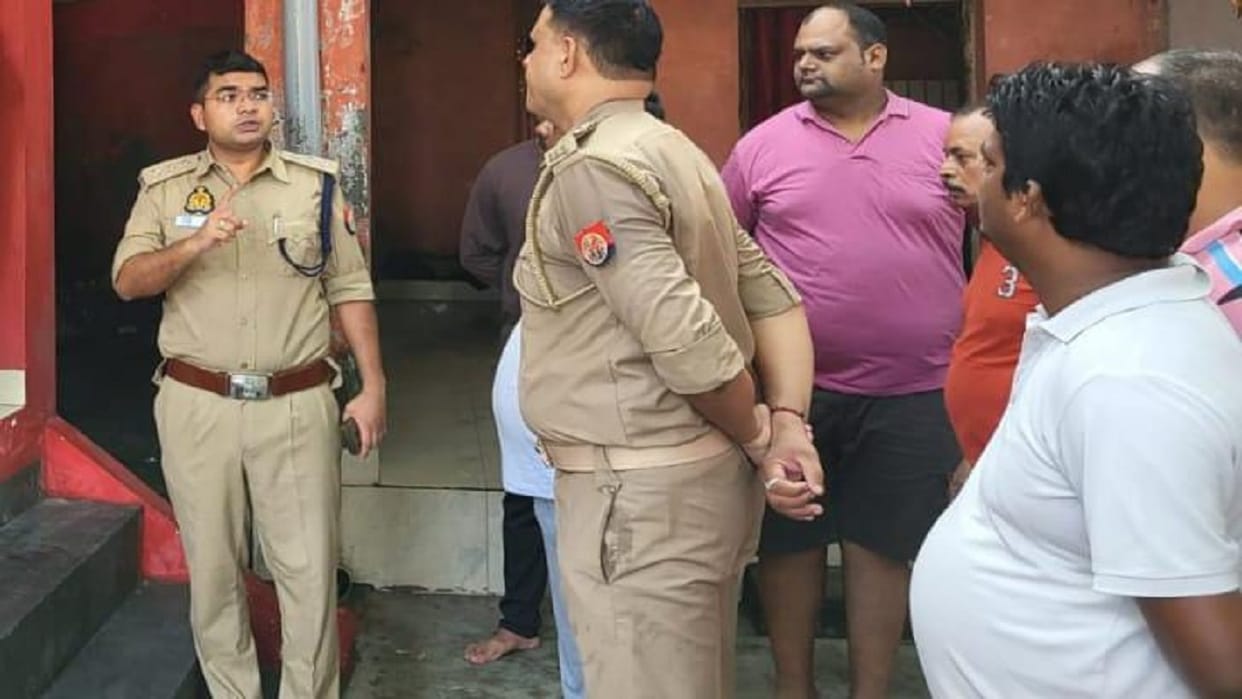 Miscreants vandalized the idol in the temple people created a ruckus in lakhimpur kheri