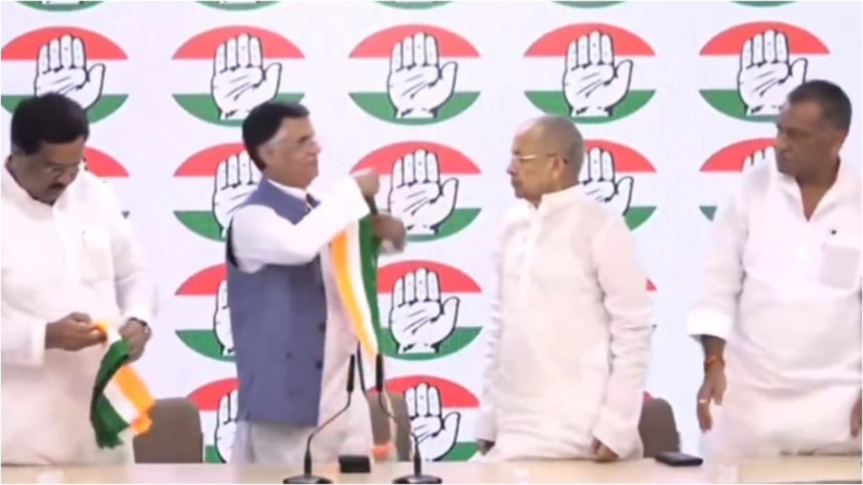 Bihar News : Ex Congress party bihar president prof ram jatan sinha joined congress in delhi