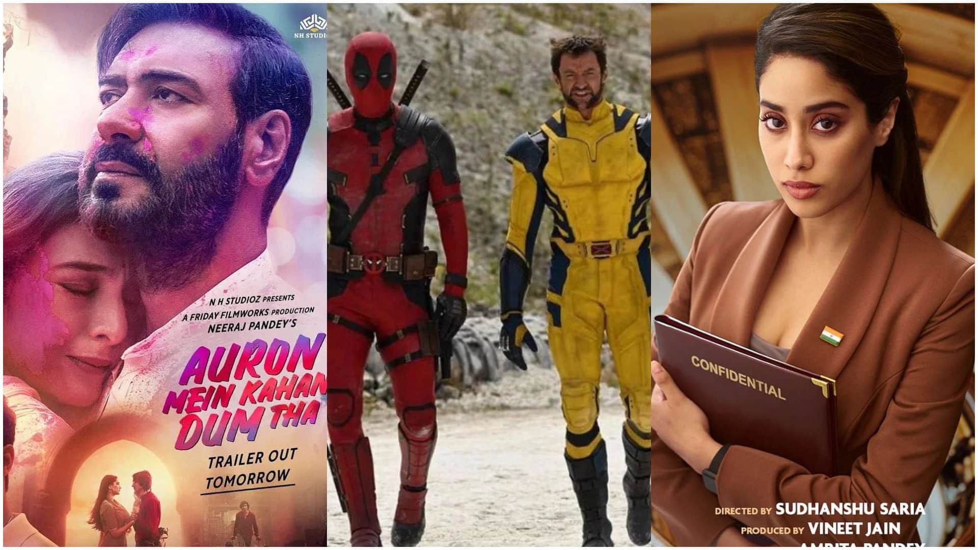 Auron Mein Kahan Dum Tha Ulajh Deadpool and Wolverine Bad Newz Tuesday Box Office Collection