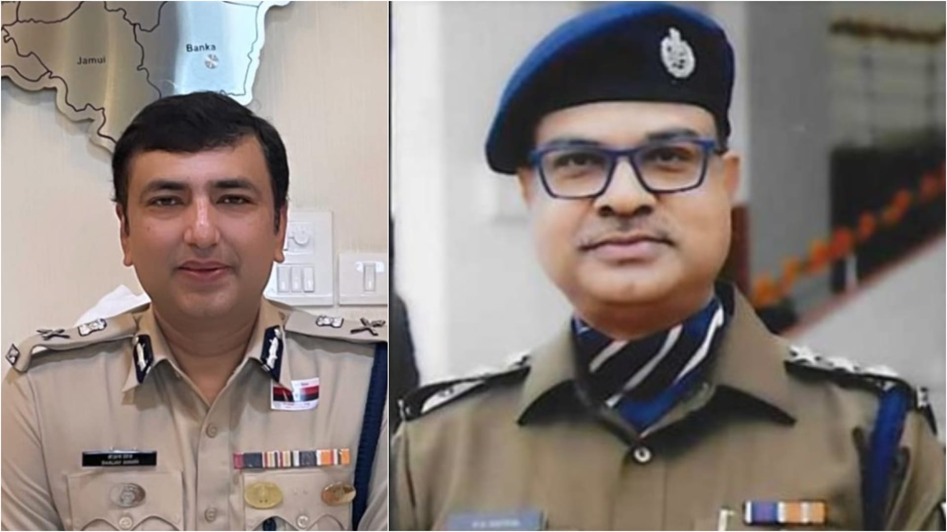 संजय सिंह और राजेश कुमार शर्मा।
