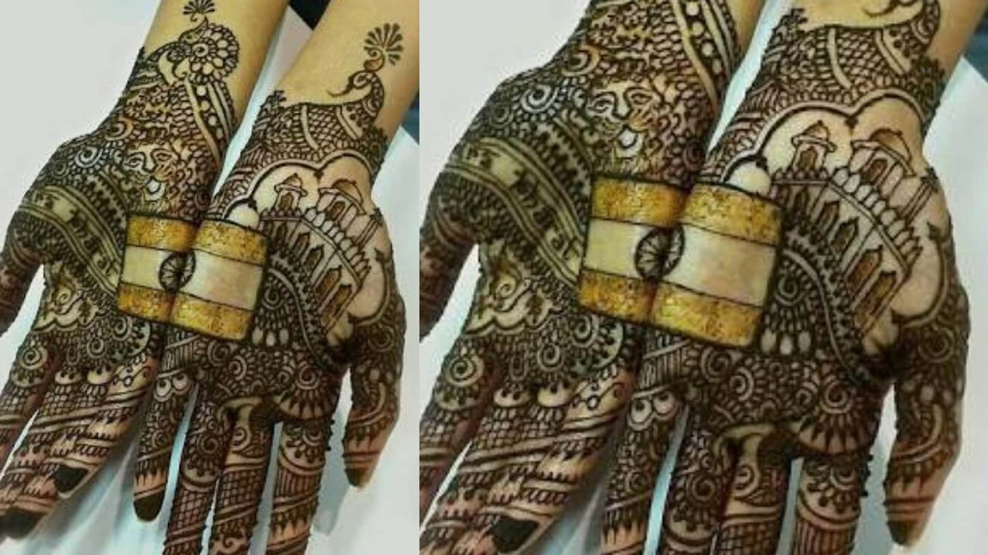 Independence Day Special Mehndi for front and back hand