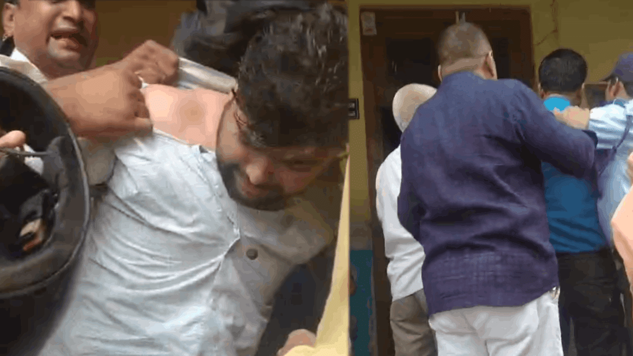 employee of Ghaziabad Union Bank was beaten up by office staff