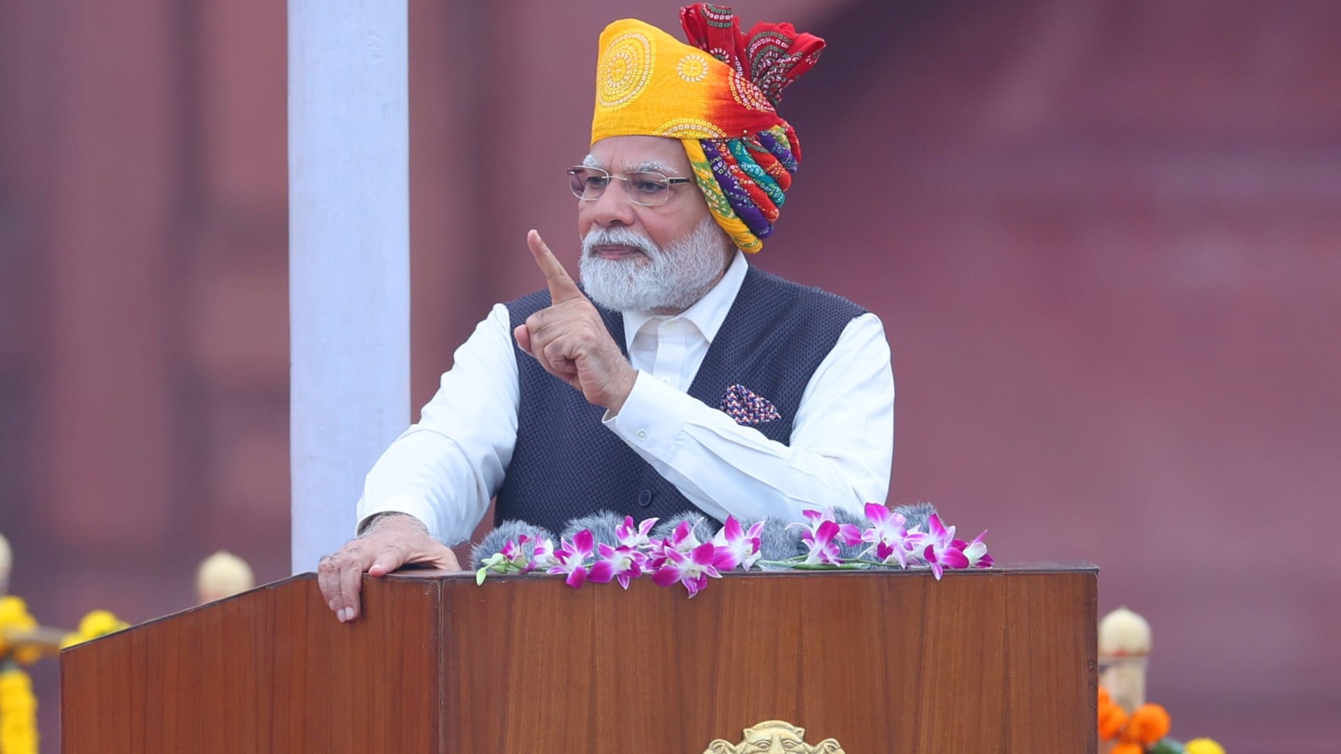 लाल किले से प्रधानमंत्री मोदी का संबोधन