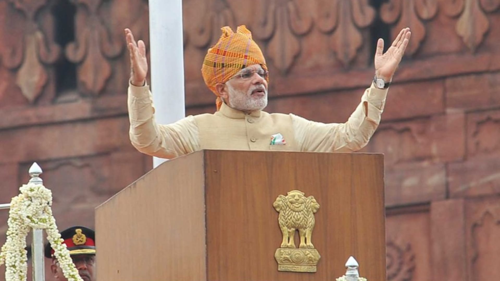 लाल किले से प्रधानमंत्री मोदी का संबोधन