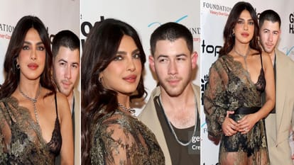 Priyanka Chopra Sets Internet Ablaze With Her Sensual Look Even Nick Jonas at premiere of The Good Half