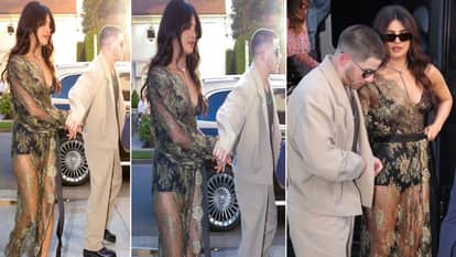 Priyanka Chopra Sets Internet Ablaze With Her Sensual Look Even Nick Jonas at premiere of The Good Half