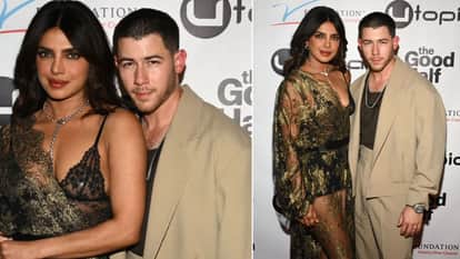 Priyanka Chopra Sets Internet Ablaze With Her Sensual Look Even Nick Jonas at premiere of The Good Half