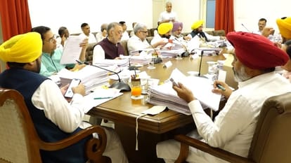 Punjab Cabinet meeting at CM Bhagwant mann residence today all update