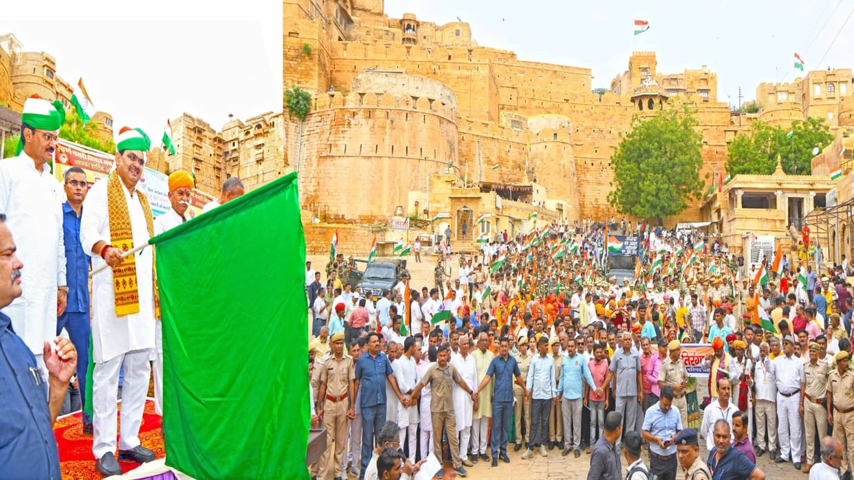CM Bhajanlal Visits Jaisalmer Quality education is foundation of youth development
