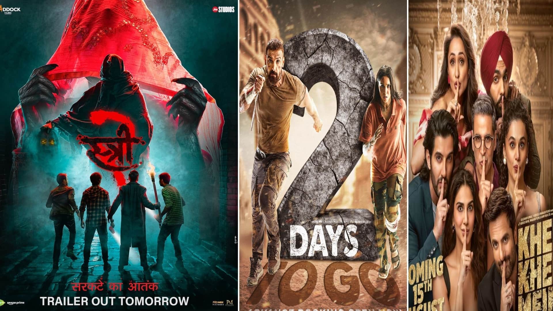 Stree 2 vs Khel Khel Mein vs Vedaa Who Win on box office collection Shraddha Kapoor Akshay Kumar John Abraham