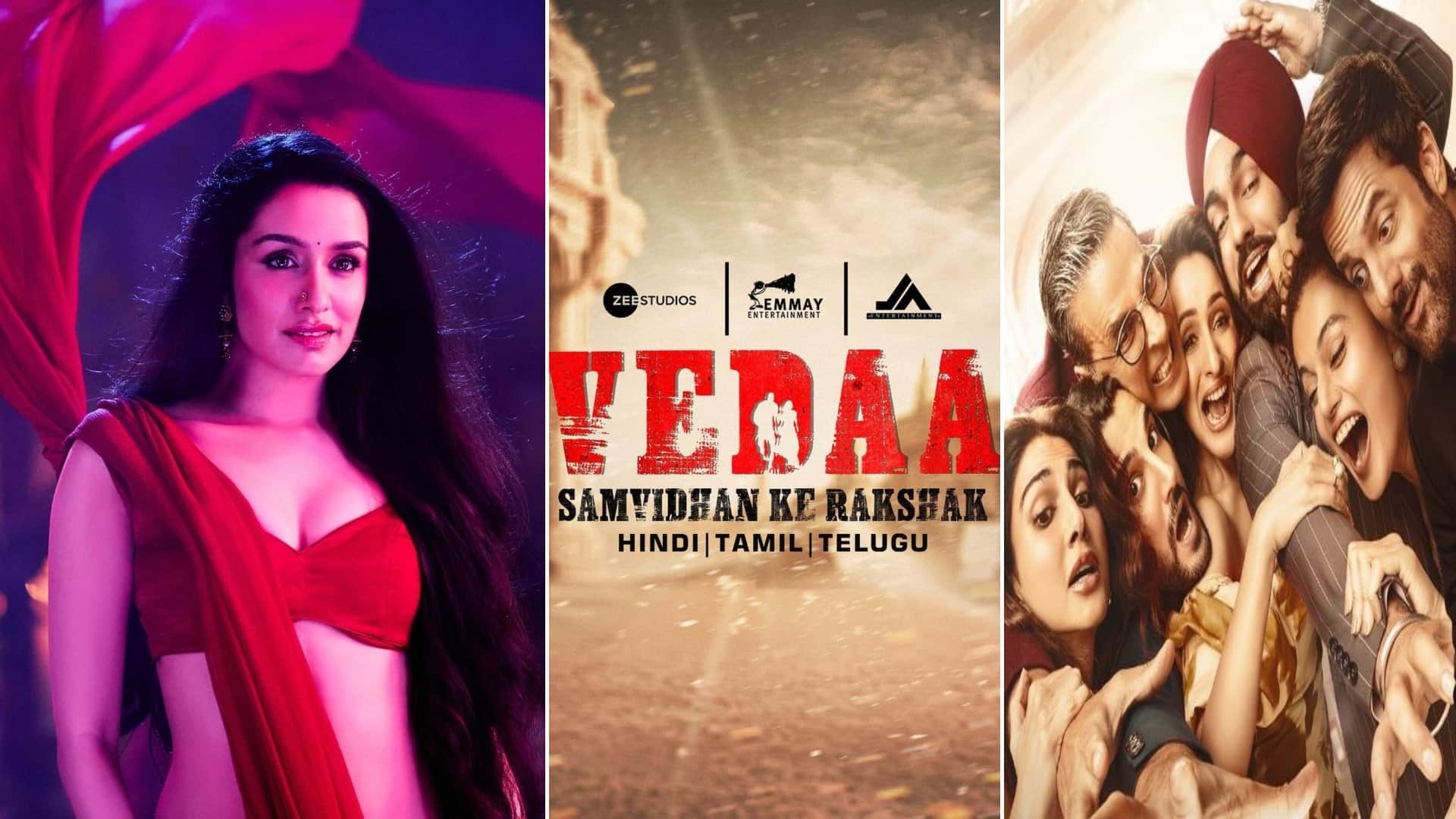 Stree 2 vs Khel Khel Mein vs Vedaa Who Win on box office collection Shraddha Kapoor Akshay Kumar John Abraham