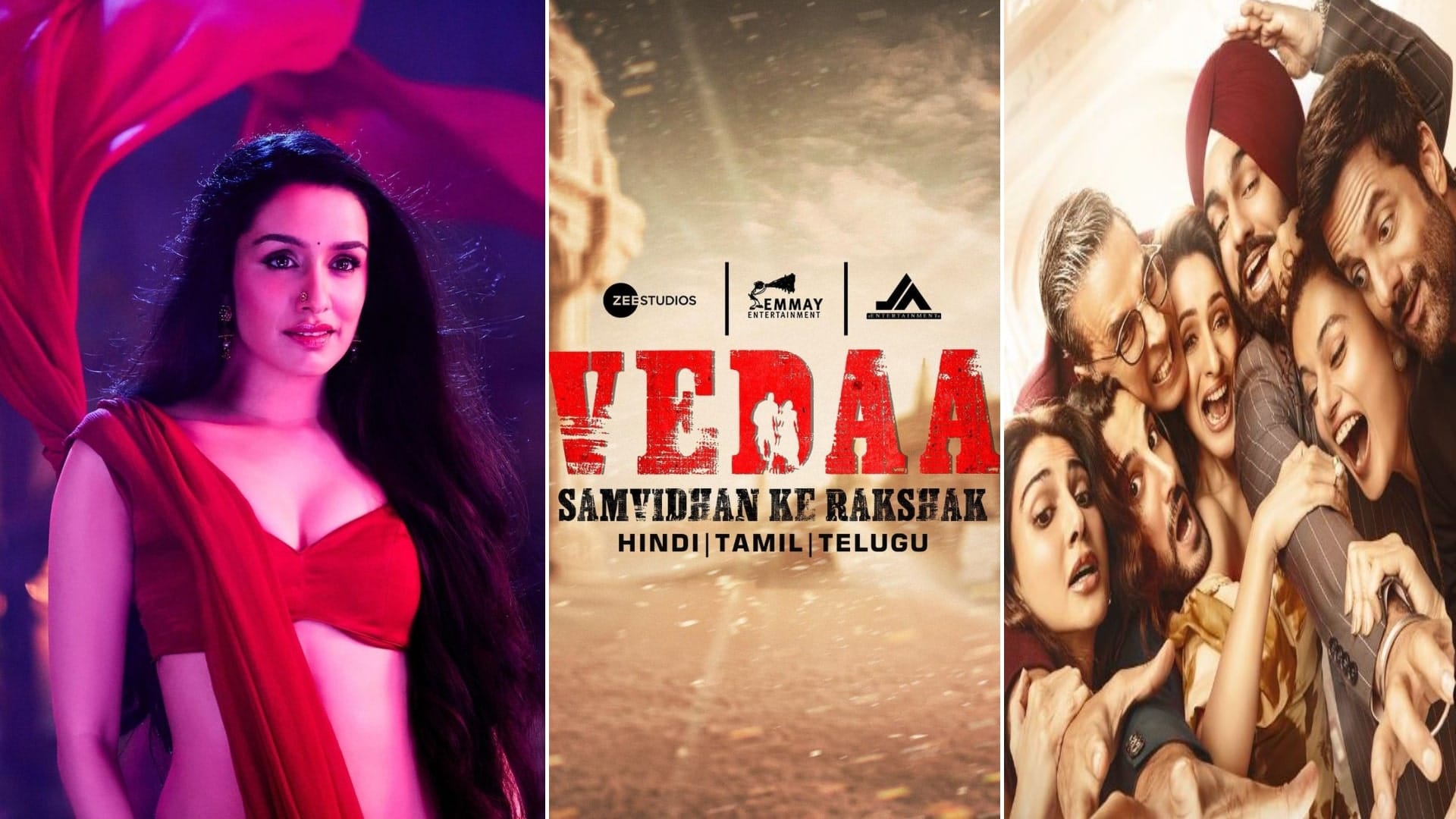 Stree 2 vs Khel Khel Mein vs Vedaa Who Win on box office collection Shraddha Kapoor Akshay Kumar John Abraham