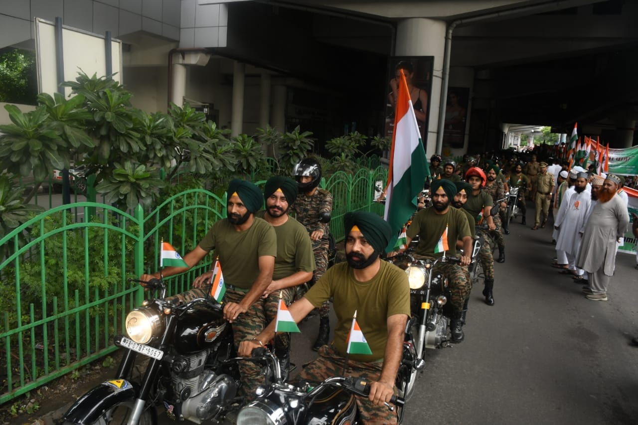 Tiranga Yatra and bike rally on Independence Day.