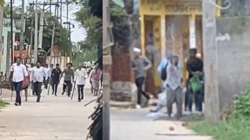 People scared by open firing of bullets in Kasganj Police took many people into custody