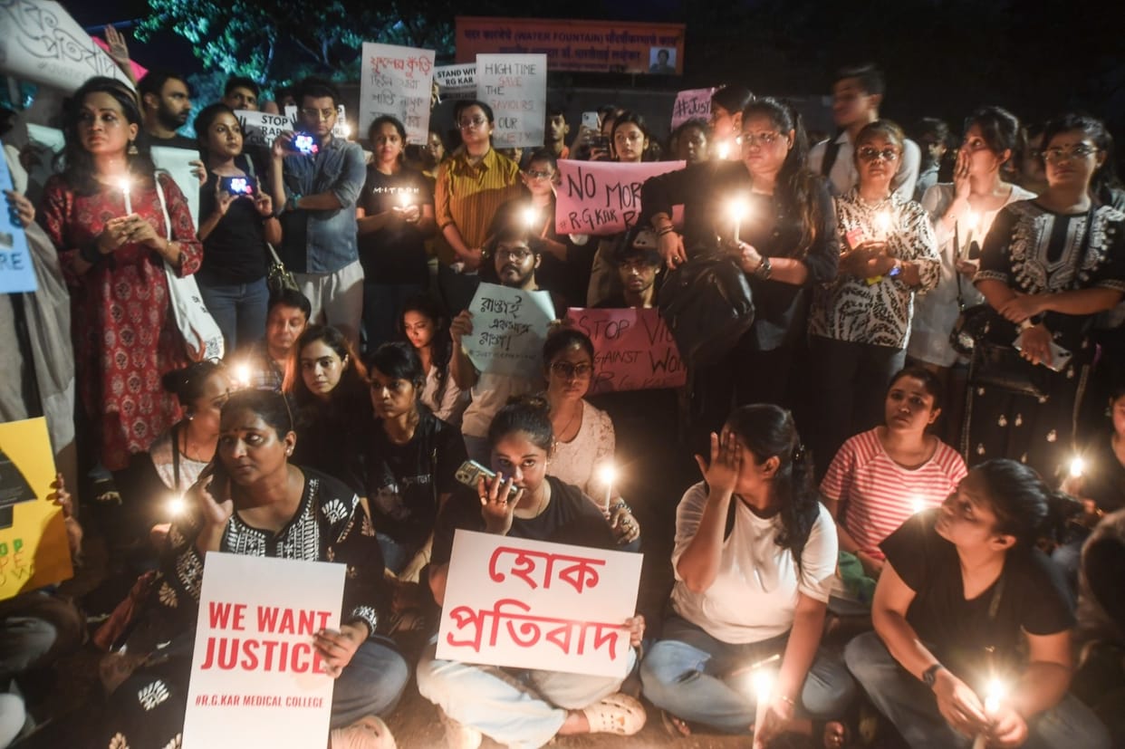 Kolkata doctor murder: Women fill streets across Bengal in midnight protests, demand justice