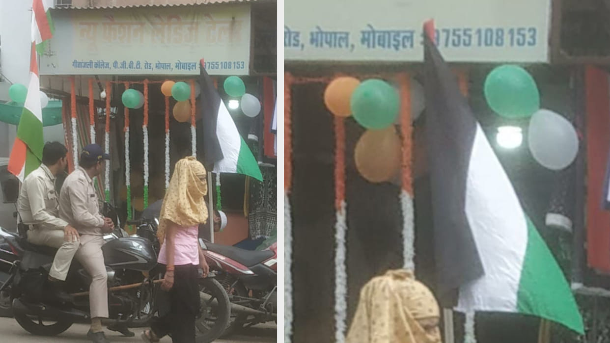 Bhopal: Tailor hoisted Palestine flag in shop in Bhopal, arrested