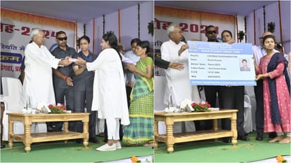 Bihar News : cm nitish kumar Mahadalit Tola flag hoisting program independence day
