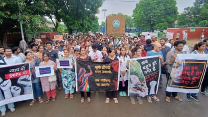 Doctor's Protest in PGI on incident of kolkata