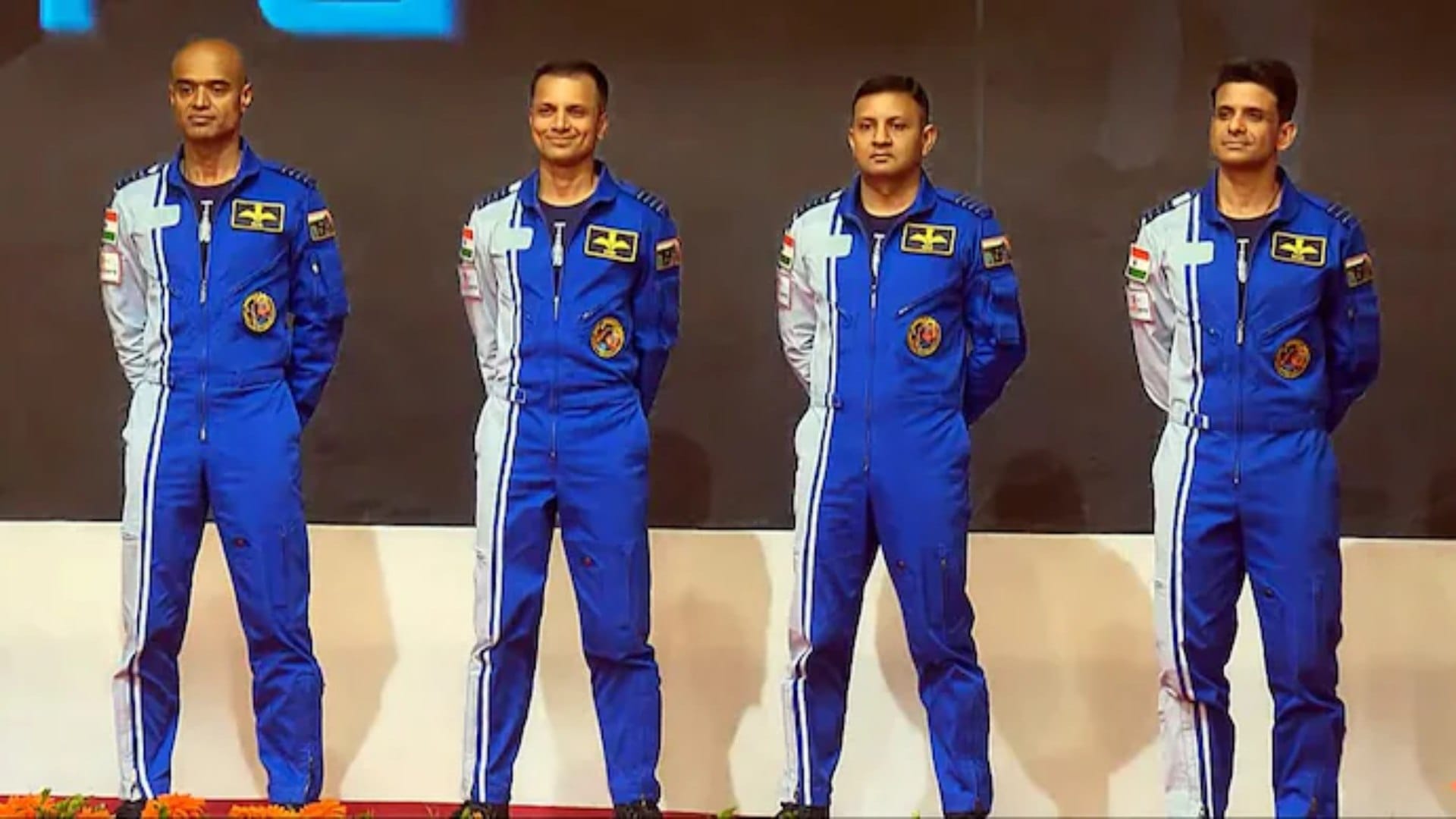 isro releases video of gaganyaan astronauts training know the who four astronauts