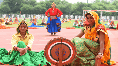 गुरुग्राम के देवीलाल स्टेडियम में मना स्वतंत्रता दिवस