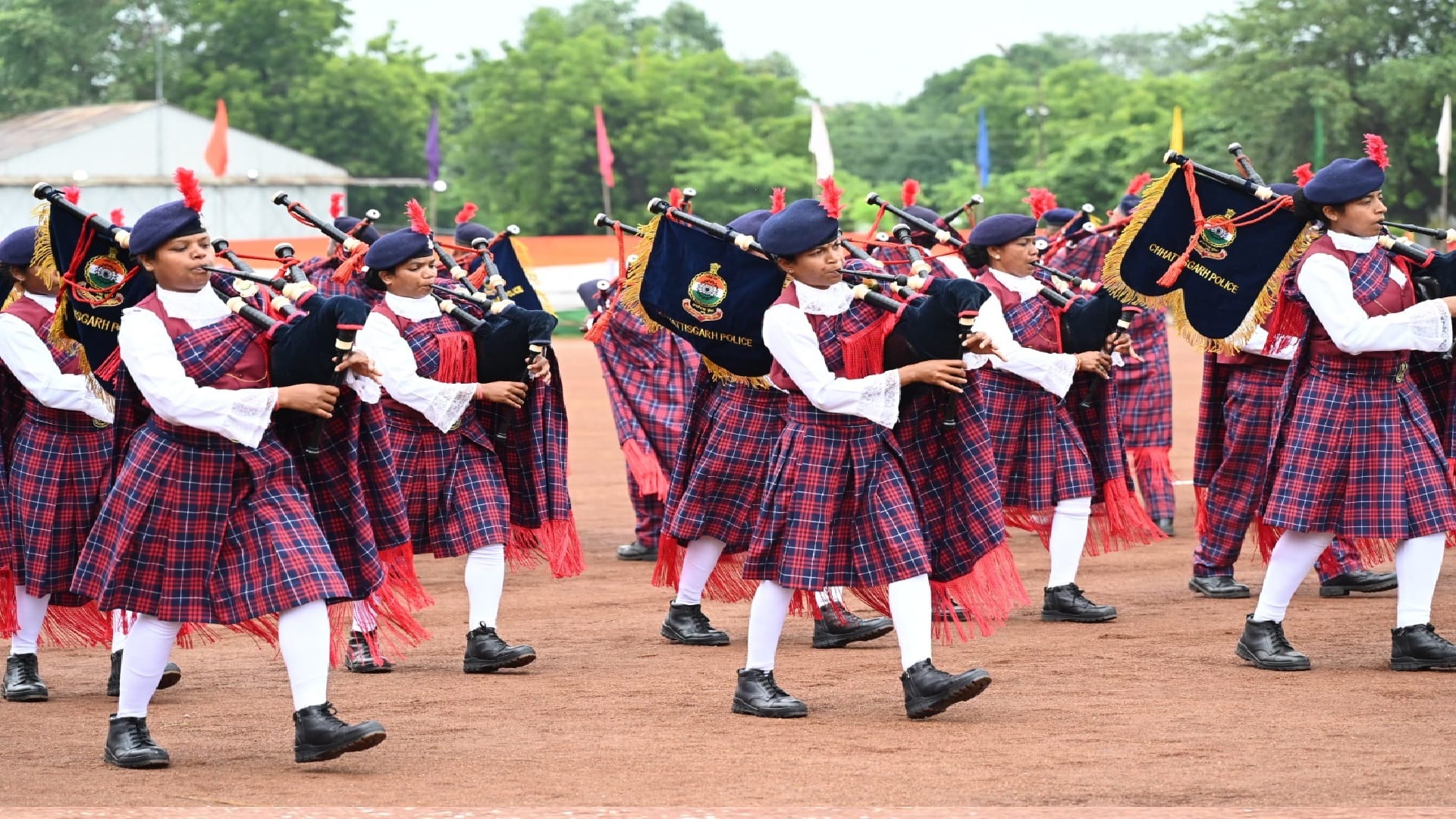 Amazing cultural display spread on Independence Day in chhattisgarh