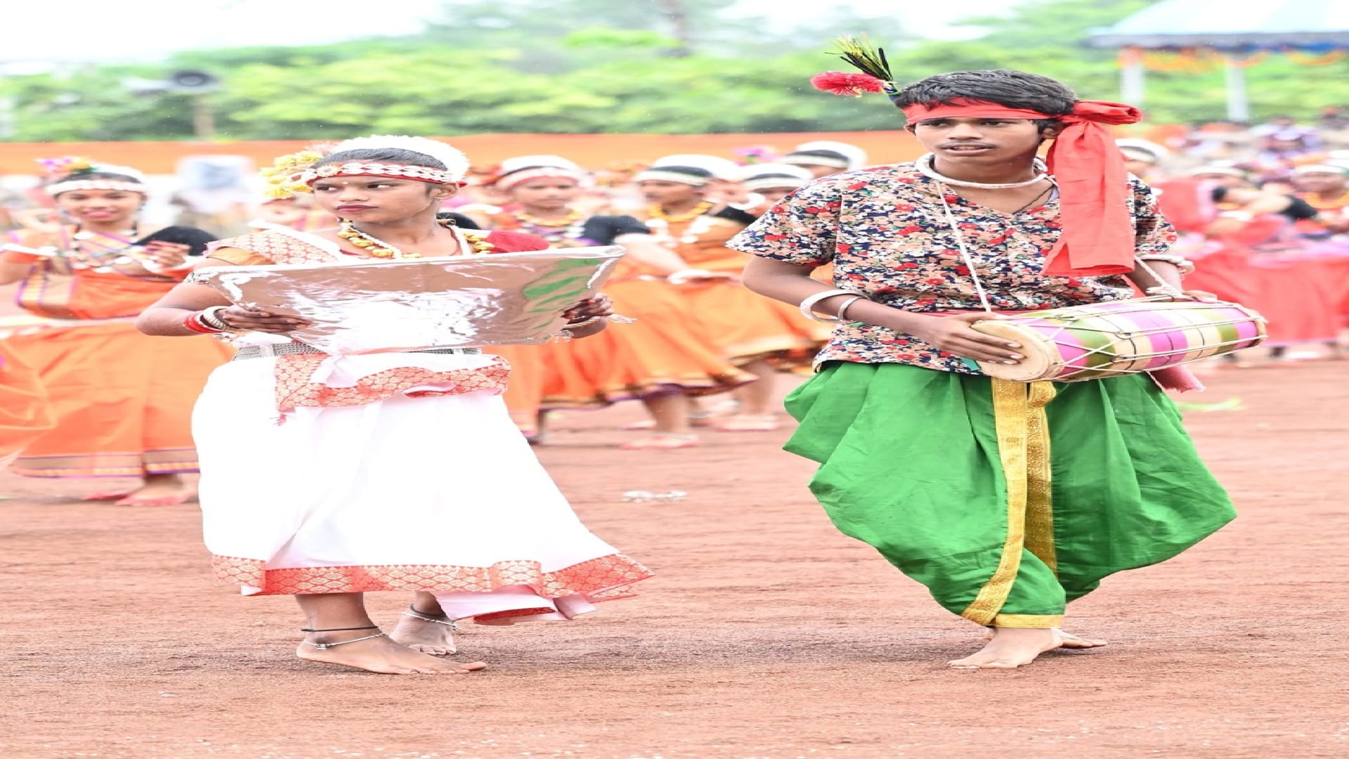 Amazing cultural display spread on Independence Day in chhattisgarh