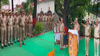 Independence Day 2024: SSP hoisted tricolor in police line and in-charges in police stations in etah