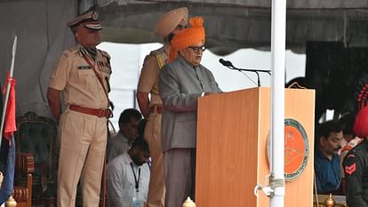 Administrator Gulab Chand Kataria hoist flag in Chandigarh on Independence day 2024