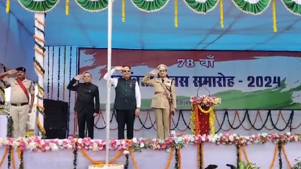 Chhattisgarh immersed in Independence Day celebrations