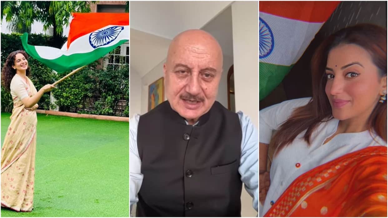 Independence Day 2024: Anupam Kher to kangana Ranaut Akshara Singh allu arjun film stars Best wishes to fans