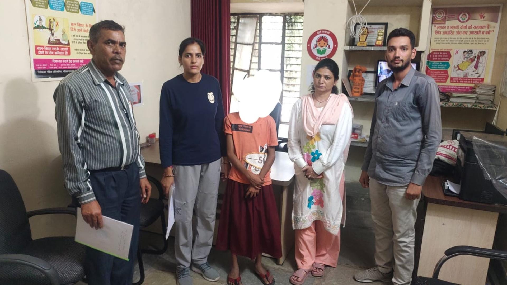 नाबालिग बालिका लावारिस हालत में मिली