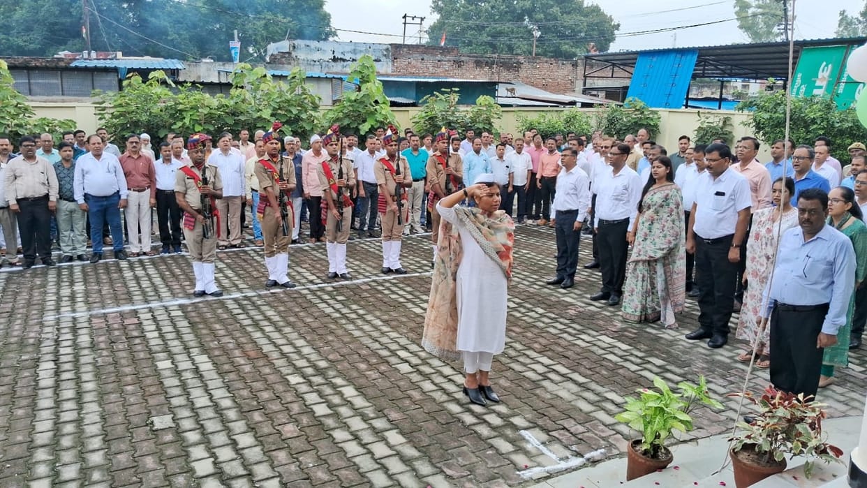 Independence Day was celebrated with great pomp in Badaun