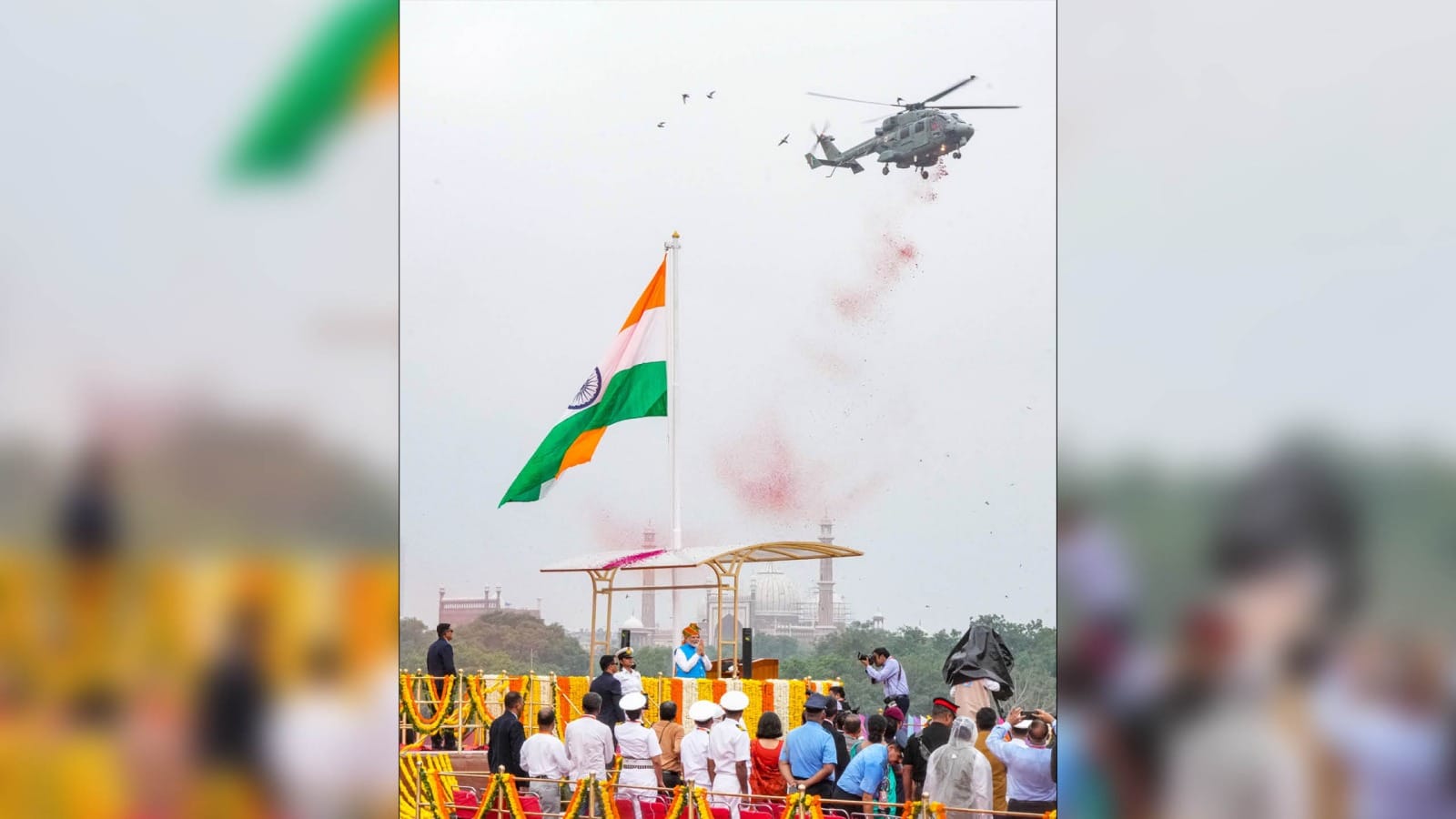 Independence Day 2024 PM Modi Hoists Tricolour At Red Fort, Addresses Nation, see photos