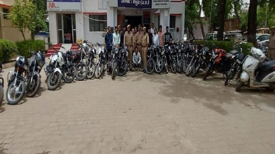 Girlfriend left him because he didn't have a bike Under stress boyfriend stole 25 motorcycles