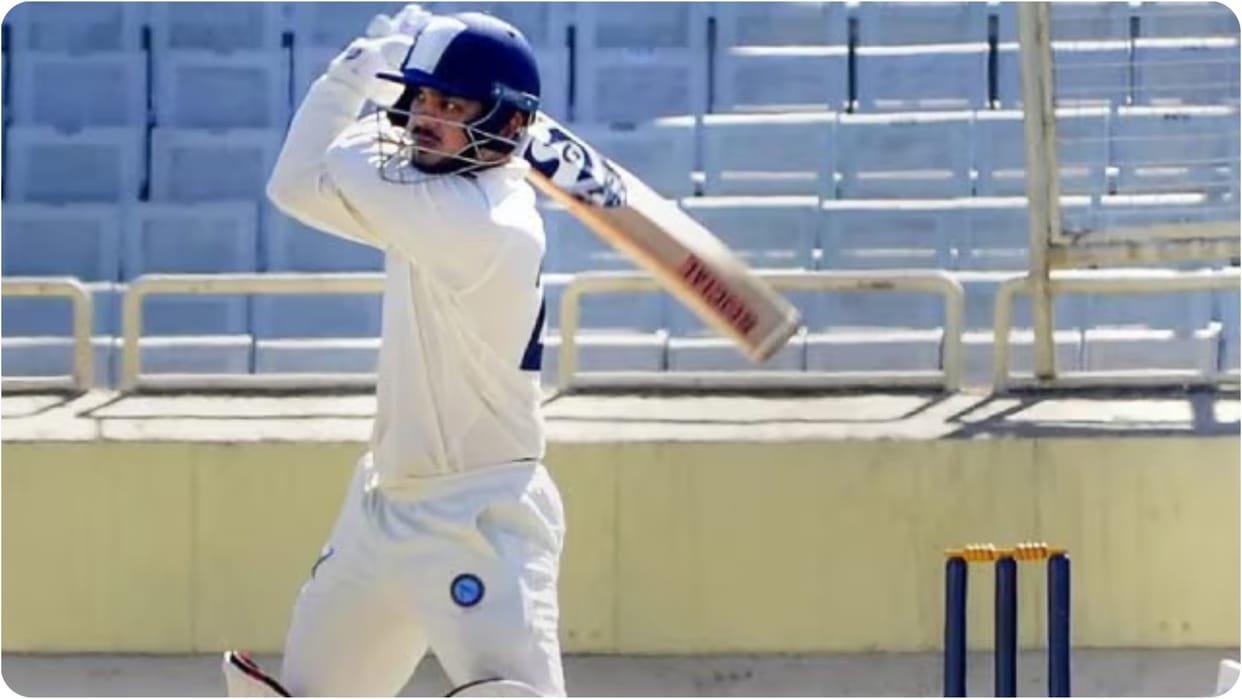 Indian Batsmen Ishan Kishan hits hundred for Jharkhand against Madhya Pradesh in Buchi Babu tournament