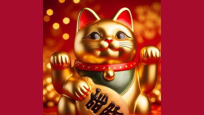 Lucky Cat in Feng Shui Secrets of Maneki Neko know the story