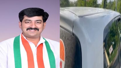 Two bike riders attacked MLA Vivek Sharma's car with a rod, broke the glass; fled from the spot