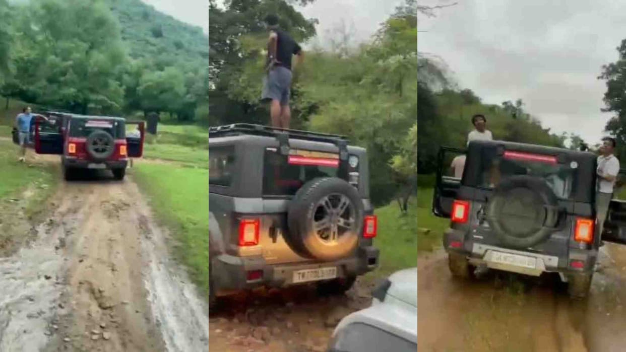 Sawai Madhopur: Illegal intrusion of luxury vehicles in Ranthambore forest