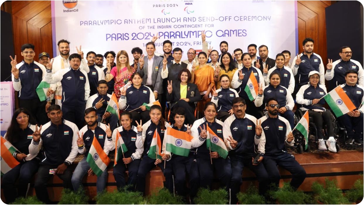 Sports Minister Mansukh Mandaviya hope for best performance in Paralympics contingent accorded a grand sendoff