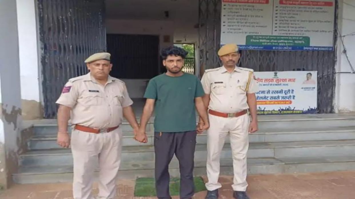 Jhunjhunu: Lover became a predator, young man who forcefully killed his girlfriend is in police custody
