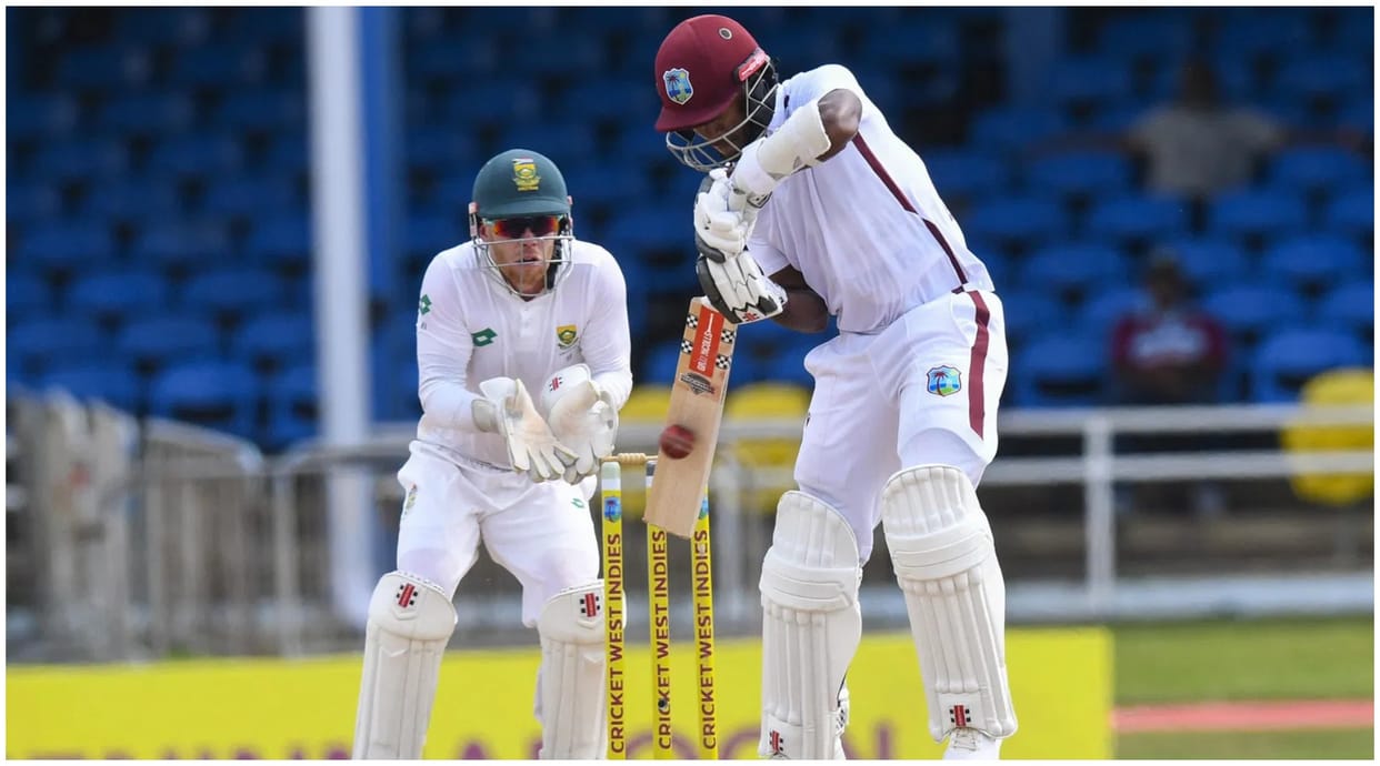 SA vs WI 2nd Test: South Africa was all out for 160 runs, West Indies lost seven wickets for 97 runs