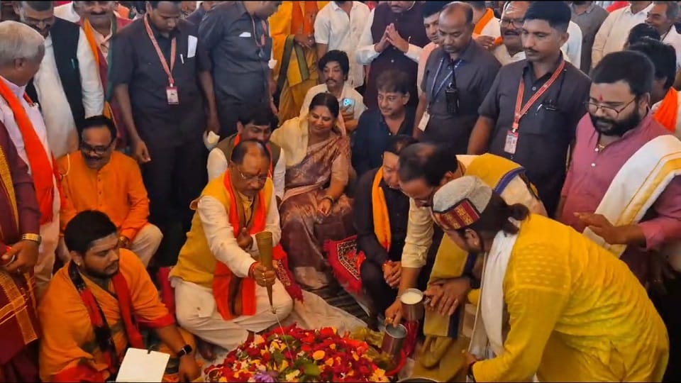 सीएम साय ने की पूजा