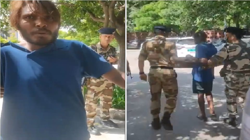 Man entered new Parliament building by jumping over wall