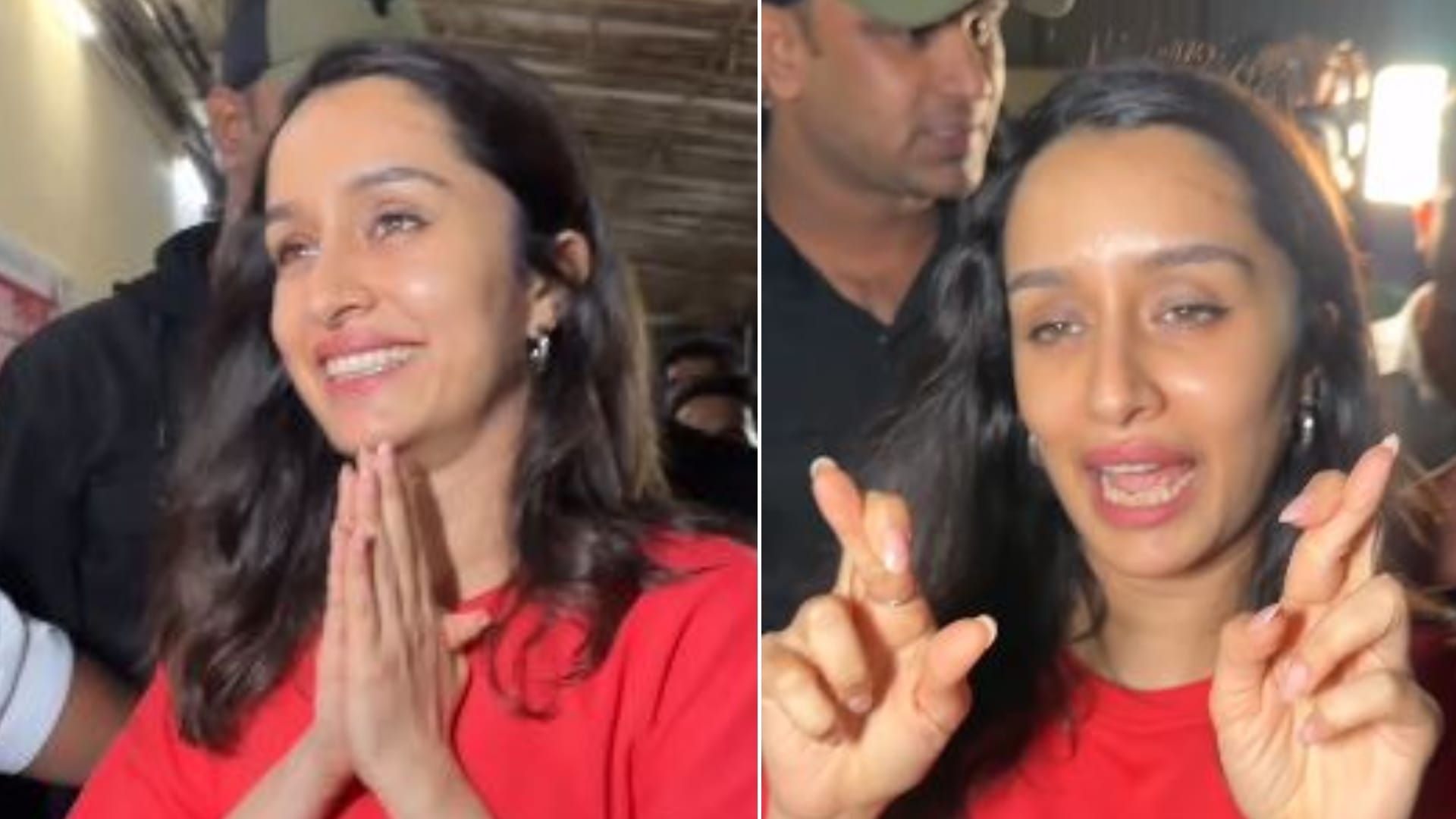 Shraddha Kapoor mobbed by fans horror comedy Stree 2 do not miss her reaction says film hit hai rajkummar rao